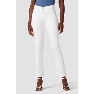 Hudson Jeans Womens 28" Nico Mid Rise Super Skinny White Denim 28x28.5